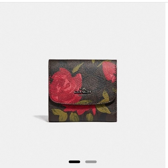 Coach Handbags - COACH trifold Camo Rose's Wallet